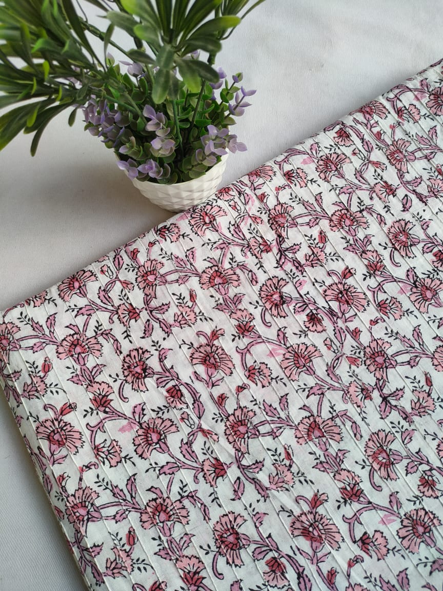 Pin Tucks Pure Cotton Fabrics - JBRPT11