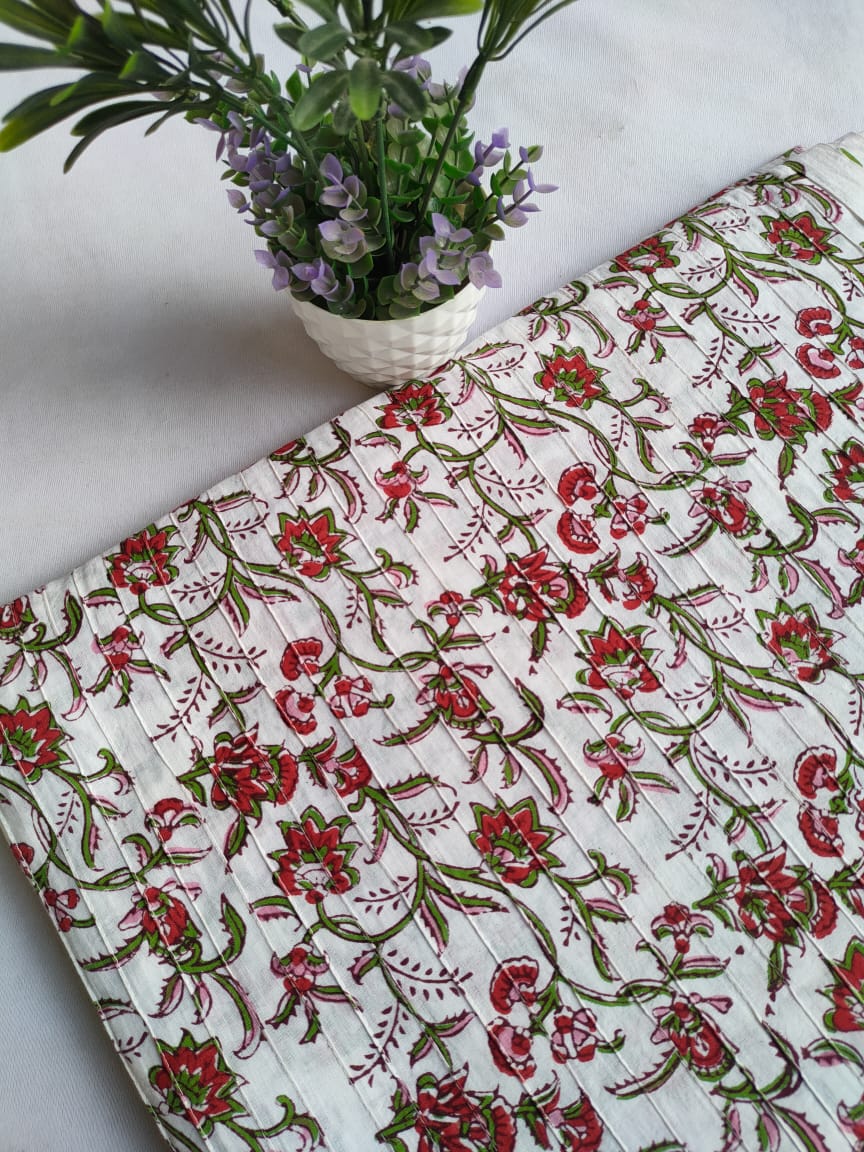 Pin Tucks Pure Cotton Fabrics - JBRPT13