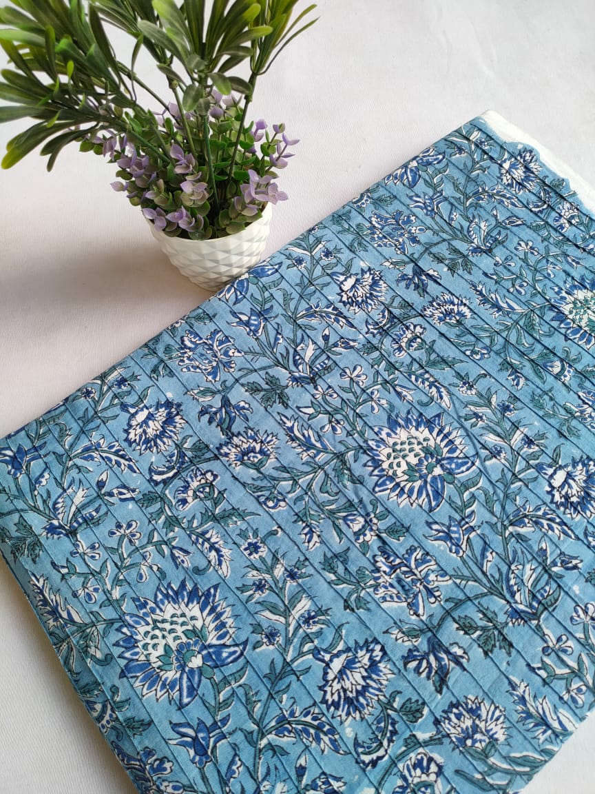 Pin Tucks Pure Cotton Fabrics - JBRPT18