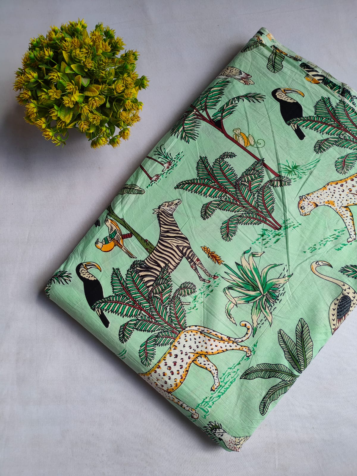 Sanganeri Print Pure Cotton Fabric - JBRJF2-24