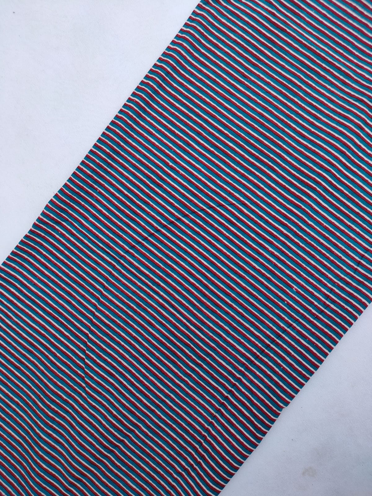 Jaipuri Hand Block Printed Pure Cotton Fabric In Running Length - JBRS558