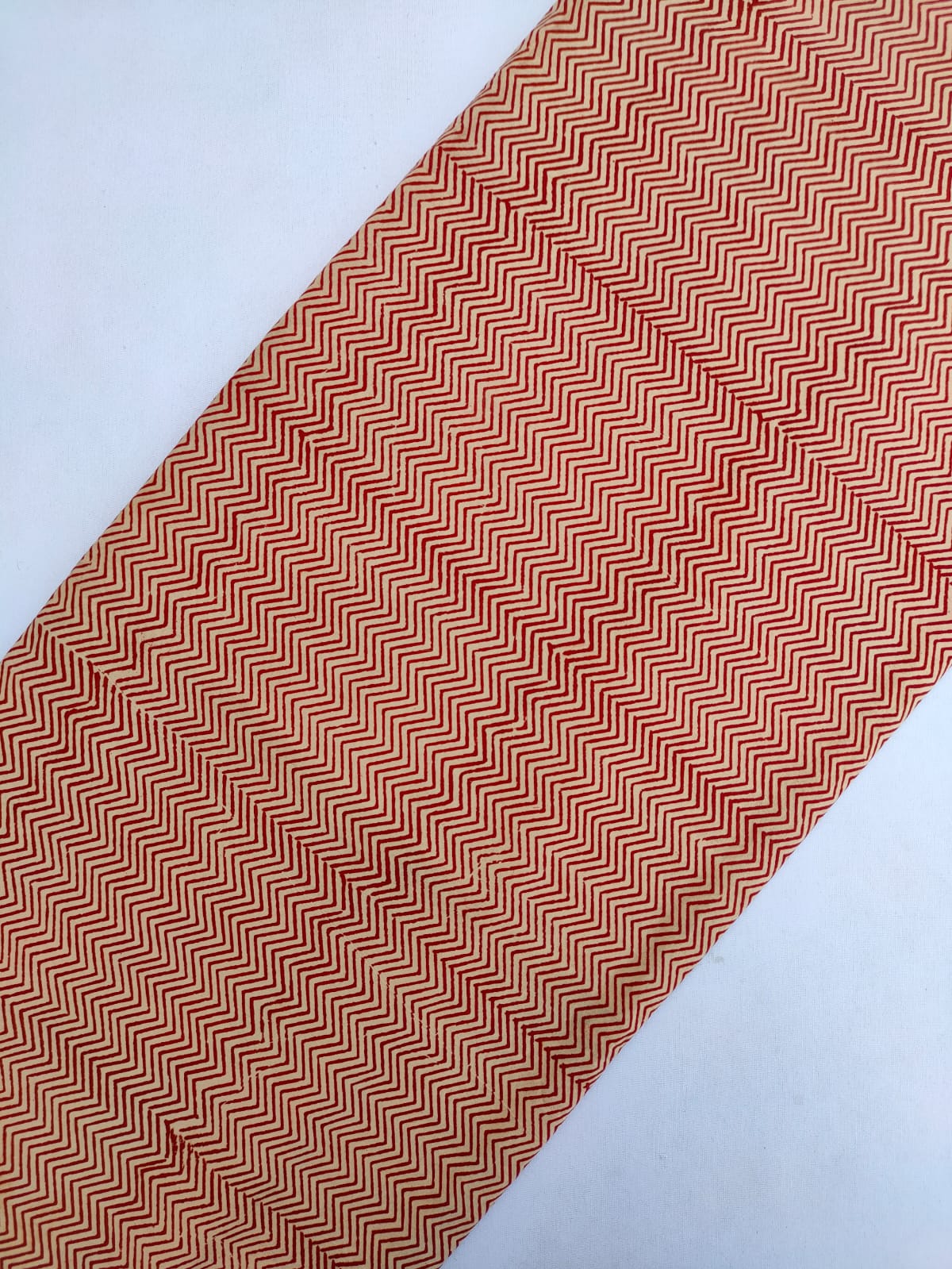 Jaipuri Hand Block Printed Pure Cotton Fabric In Running Length - JBRS449