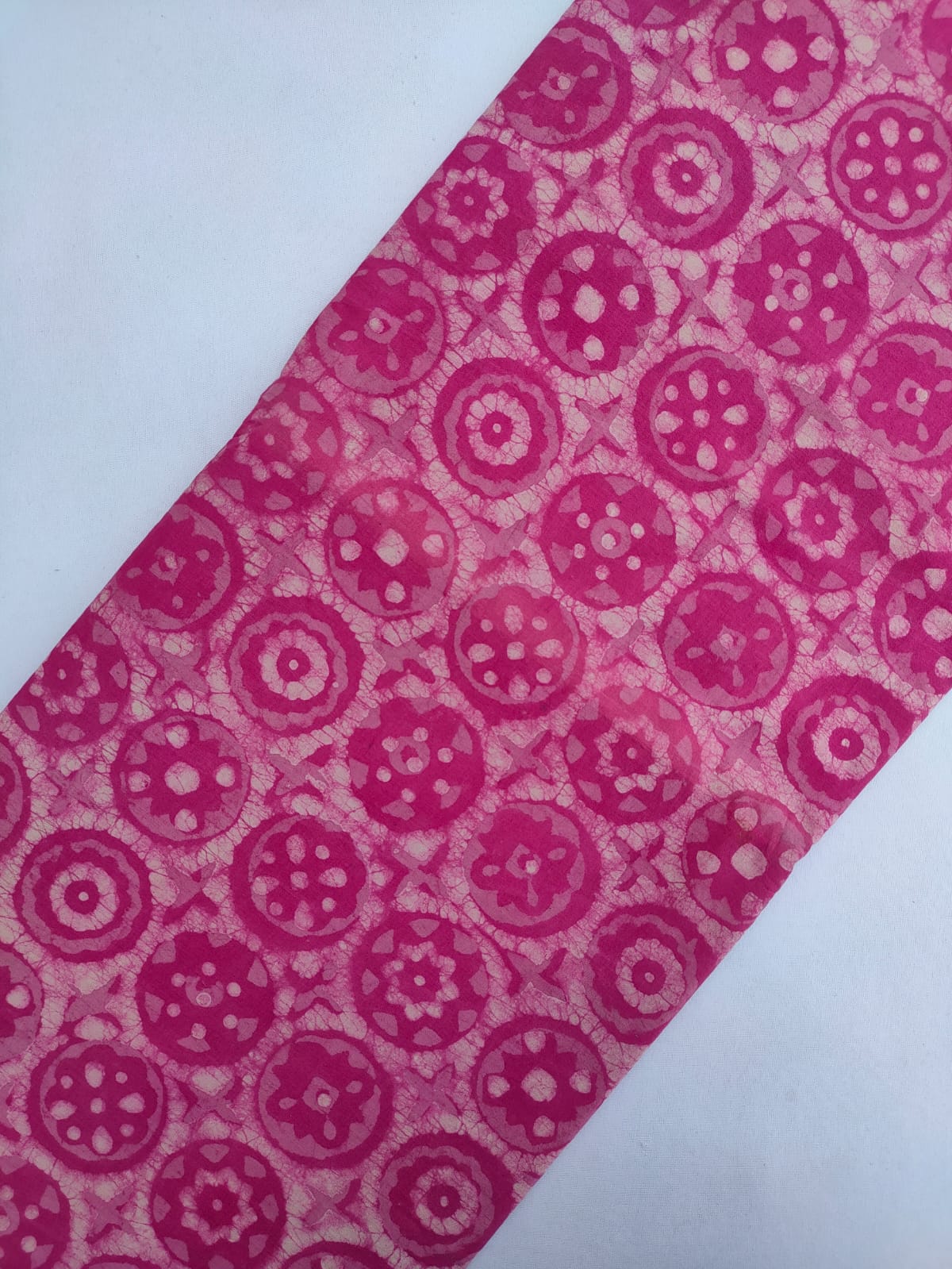 Jaipuri Hand Block Printed Pure Cotton Fabric In Running Length - JBRS441