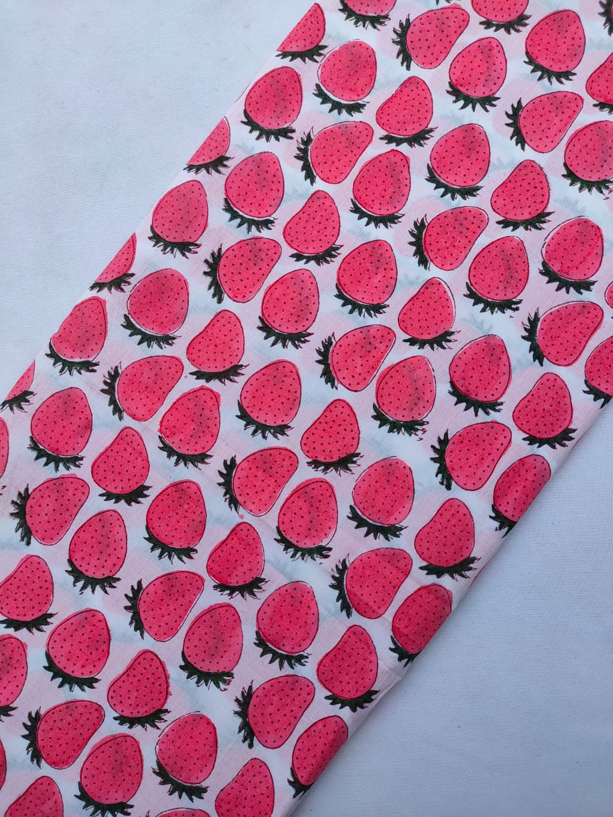 Jaipuri Hand Block Printed Pure Cotton Fabric In Running Length - JBRS513