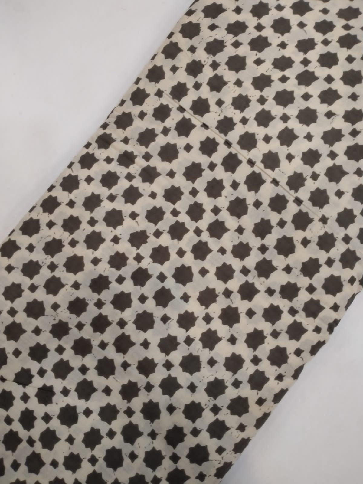 Pure Cotton Hand Block Printed Fabric In Running Length - JBRH02