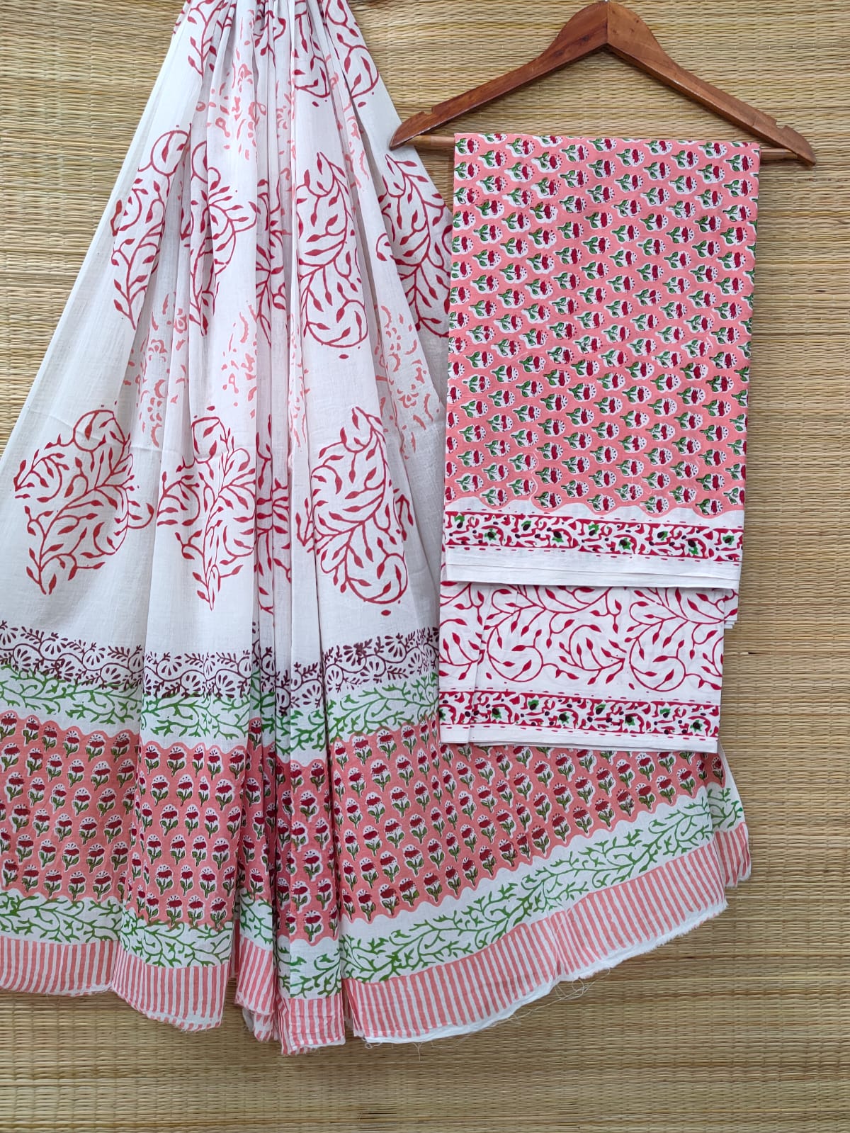 Cotton Salwar Suit set with cotton dupatta