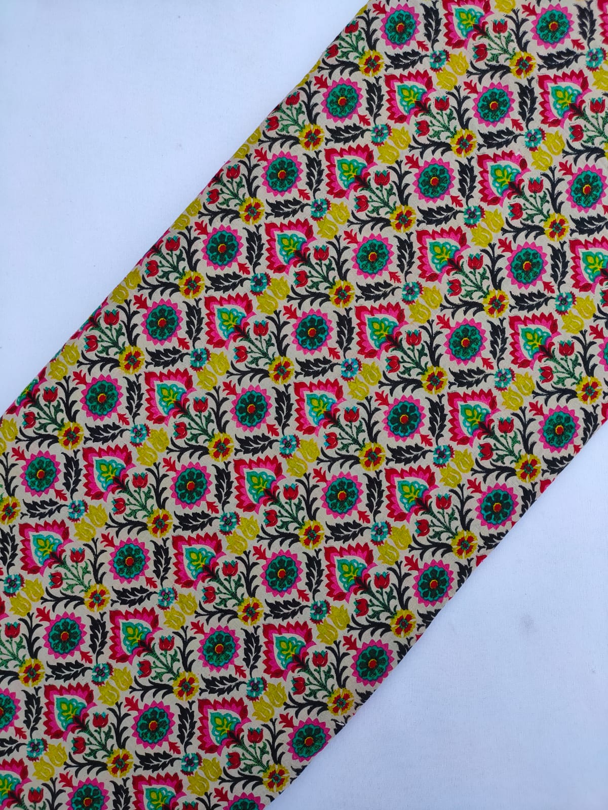 Sanganeri Print Pure Cotton Fabric - JBRJF388