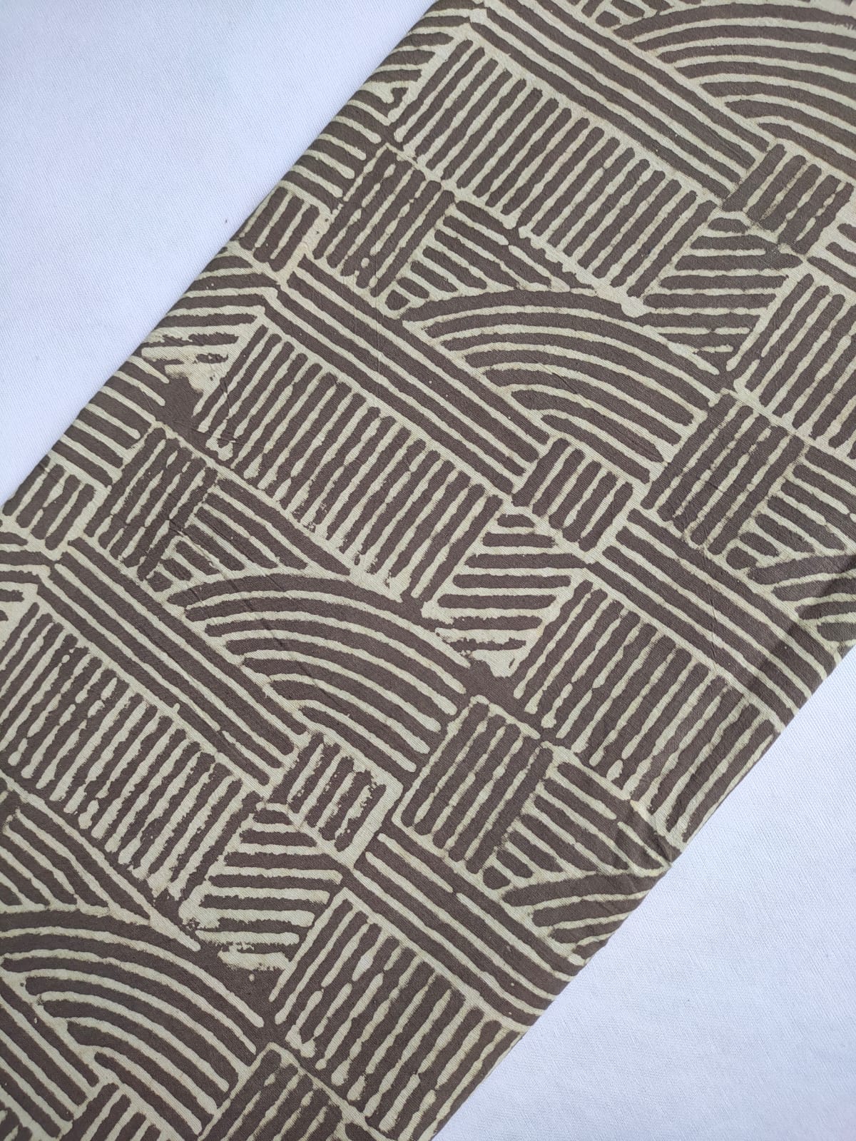 Pure Cotton Hand Block Printed Fabric - JBRKBT31