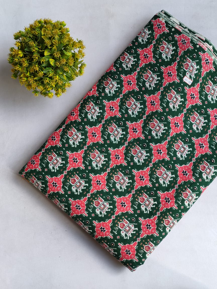 Sanganeri Print Pure Cotton Fabric - JBRJF1-6