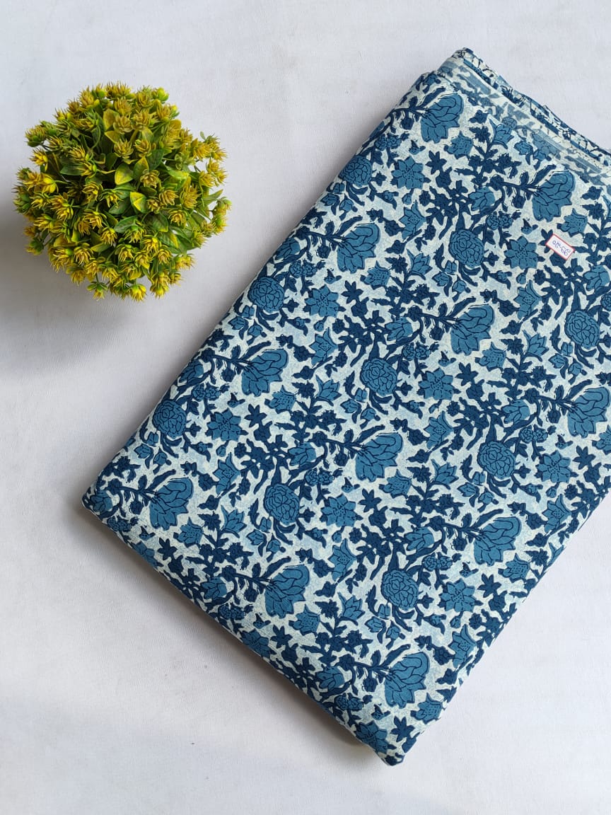 Sanganeri Print Pure Cotton Fabric - JBRJF1-7