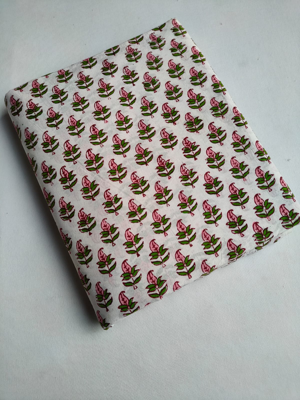 Pure Cotton Hand Block Printed Fabric - JBTO57