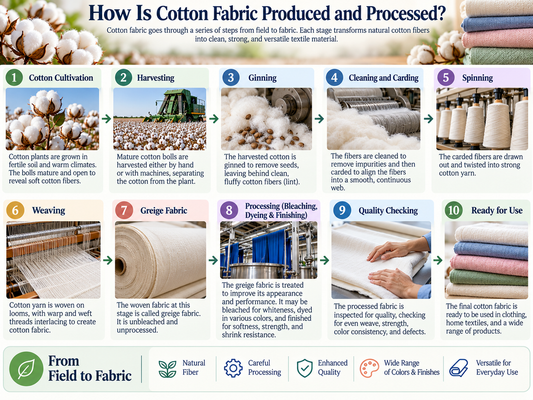 How Is Cotton Fabric Produced and Processed?