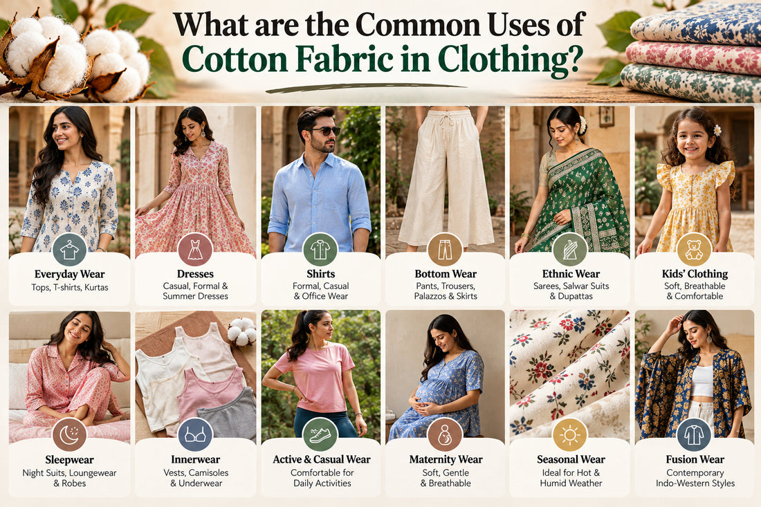 What Are the Common Uses of Cotton Fabric in Clothing?