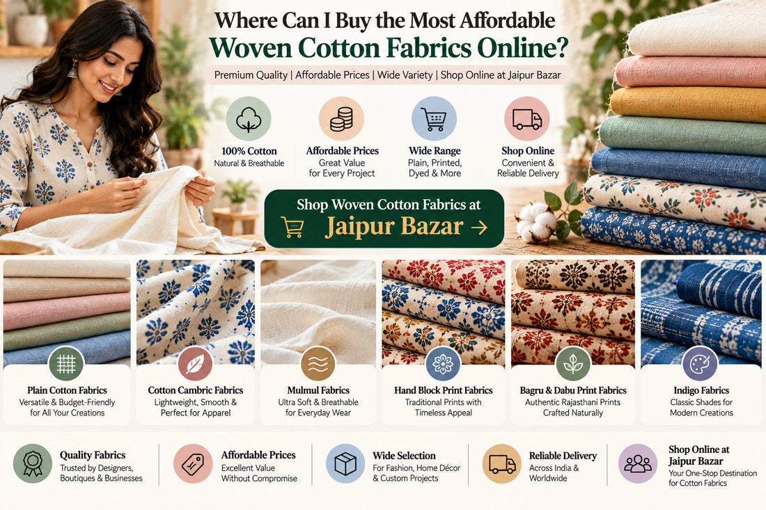 Where Can I Buy the Most Affordable Woven Cotton Fabrics Online?