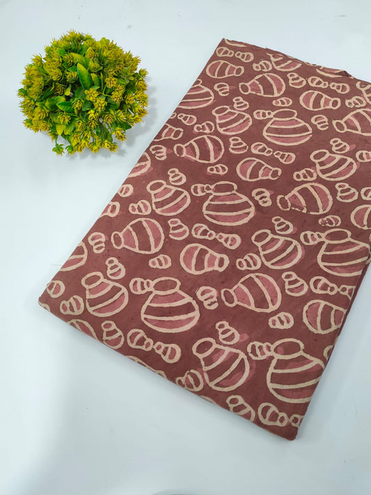 Bagru Block Printed Fabrics