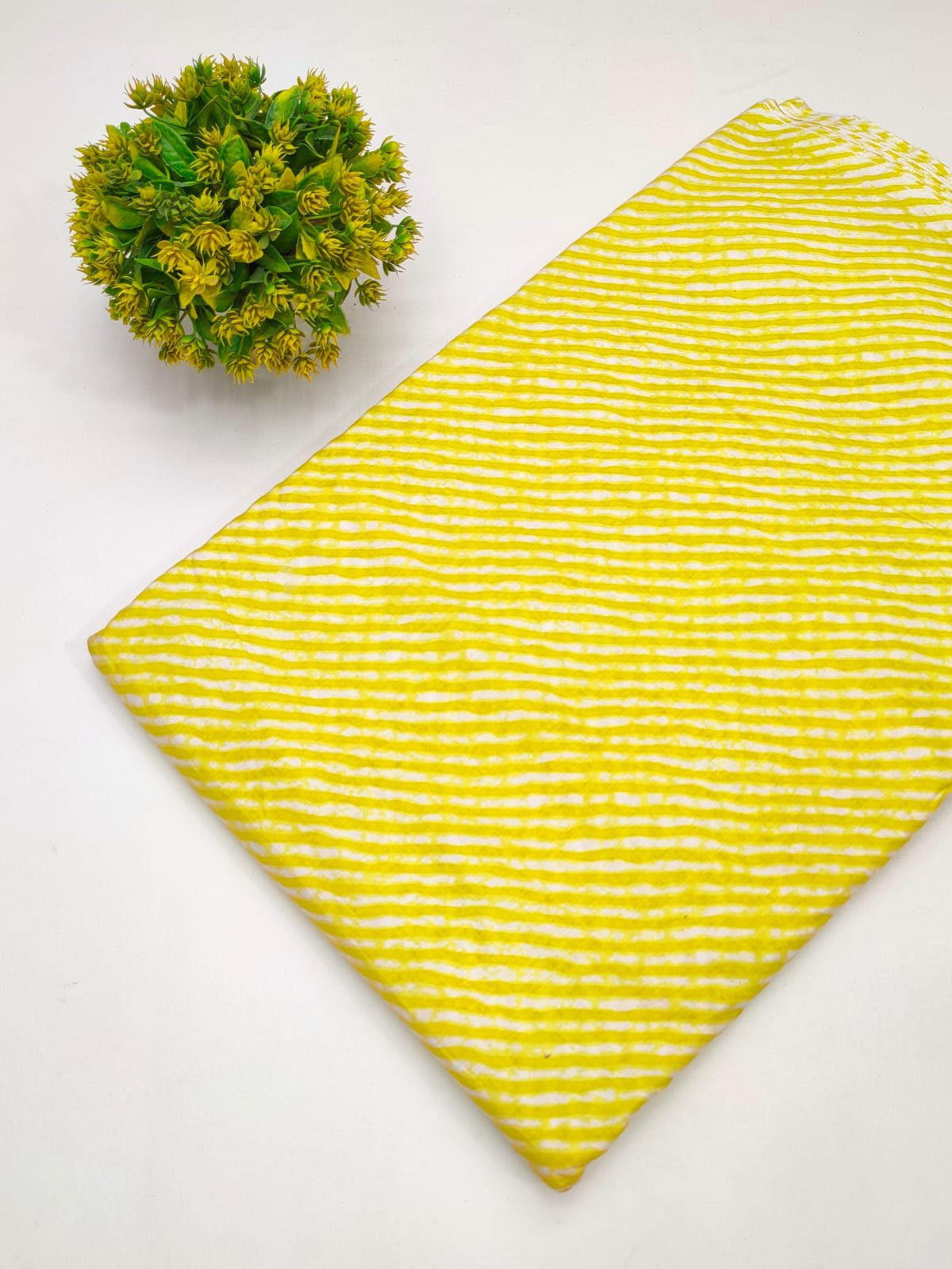Cotton fabric dress material from sanganeri print with screen printing
