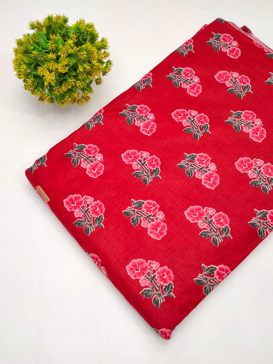 Sanganeri Cotton Fabric Dress material for kurtis salwar and churidar