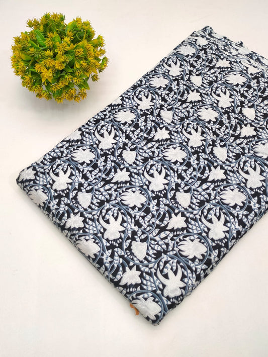 Sanganeri Cotton Fabric Dress material for kurtis salwar and churidar
