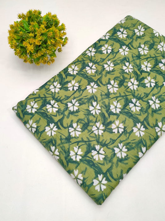 Sanganeri Cotton Fabric Dress material for kurtis salwar and churidar