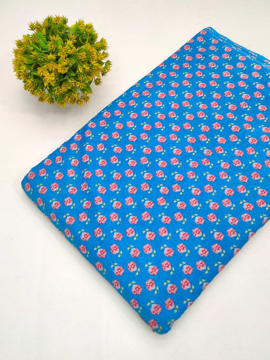Sanganeri Cotton Fabric Dress material for kurtis salwar and churidar