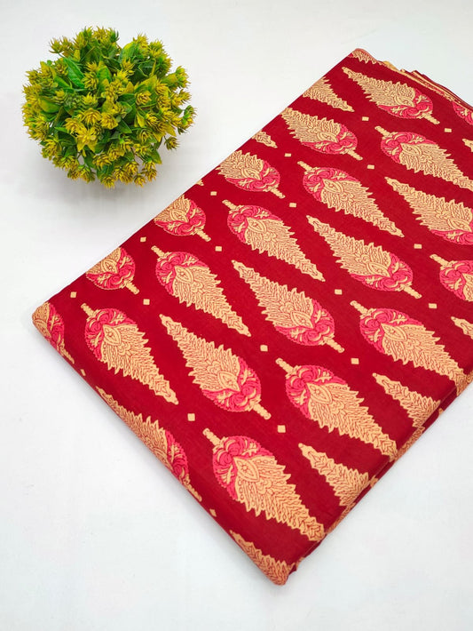 Sanganeri Cotton Fabric Dress material for kurtis salwar and churidar