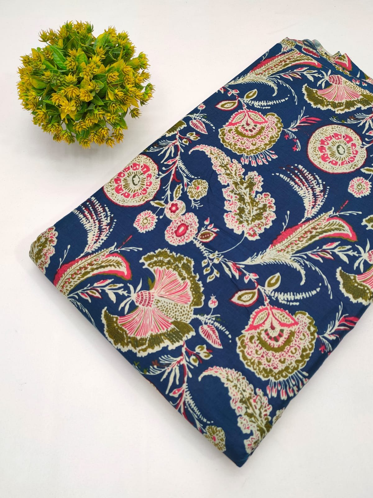 Sanganeri Cotton Fabric Dress material for kurtis salwar and churidar