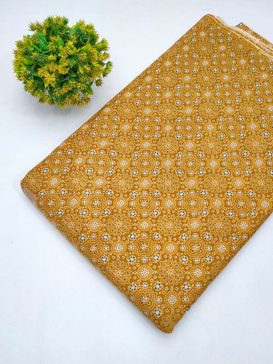 Sanganeri Cotton Fabric Dress material for kurtis salwar and churidar