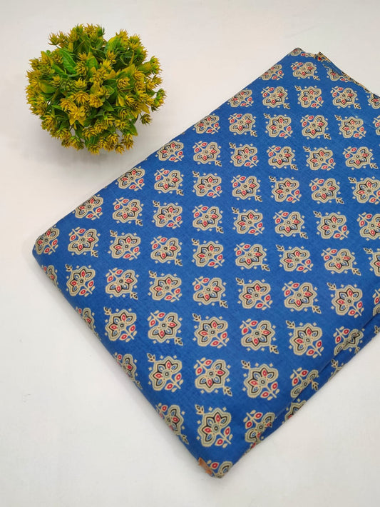 Sanganeri Cotton Fabric Dress material for kurtis salwar and churidar