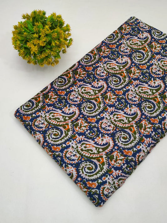 Sanganeri Cotton Fabric Dress material for kurtis salwar and churidar