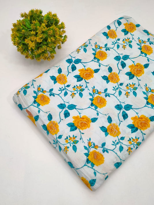 Sanganeri Cotton Fabric Dress material for kurtis salwar and churidar