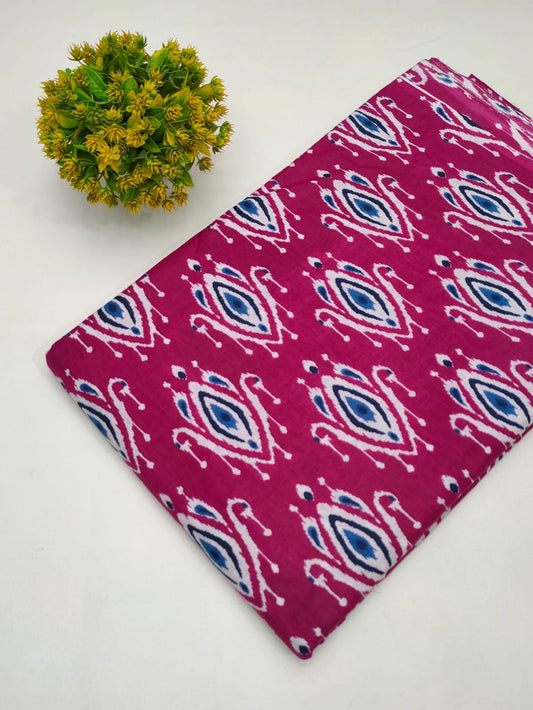 Sanganeri Cotton Fabric Dress material for kurtis salwar and churidar