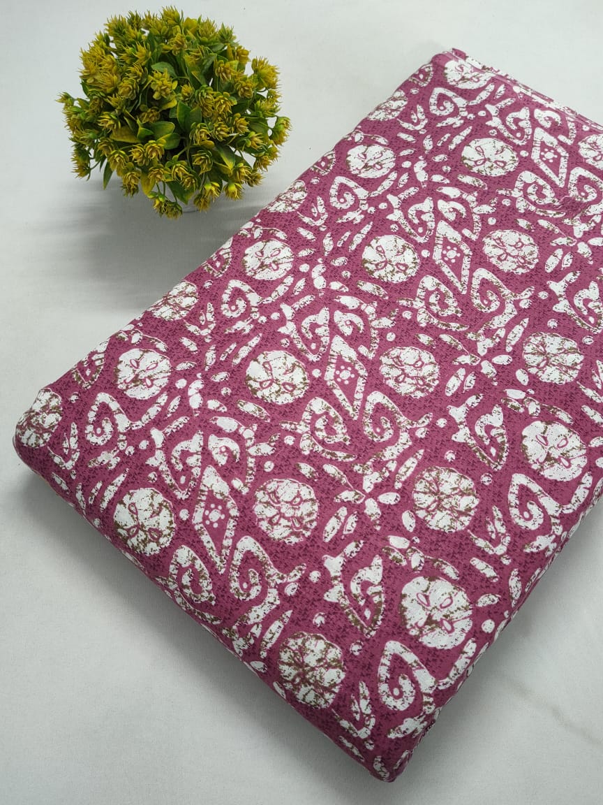 Pure Cotton Fabric Dress material