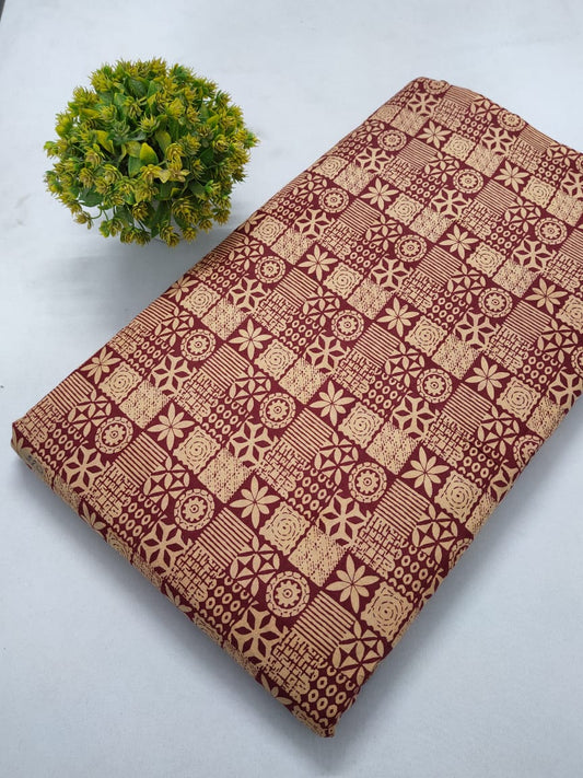 Screen Print Cotton Fabric