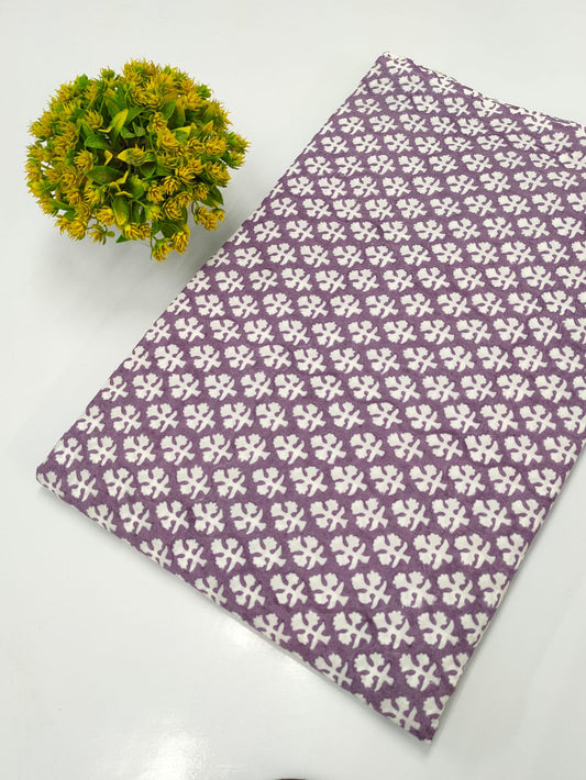 Hand Block Pure Cotton Dress material