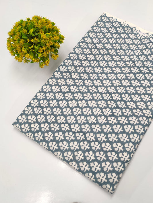 Hand Block Pure Cotton Dress material