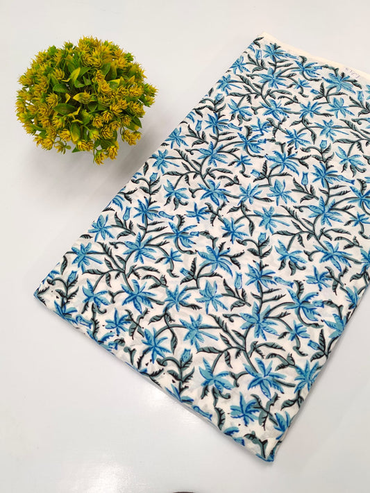 Hand Block Pure Cotton Dress material