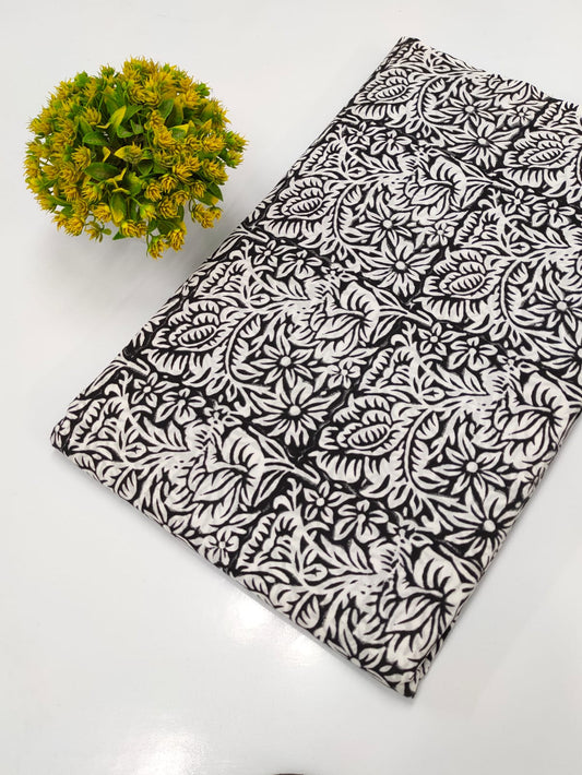 Hand Block Pure Cotton Dress material