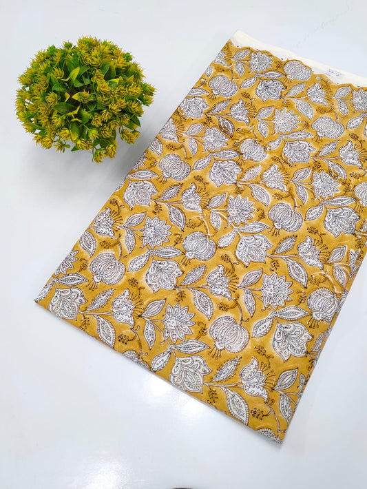 Hand Block Pure Cotton Dress material