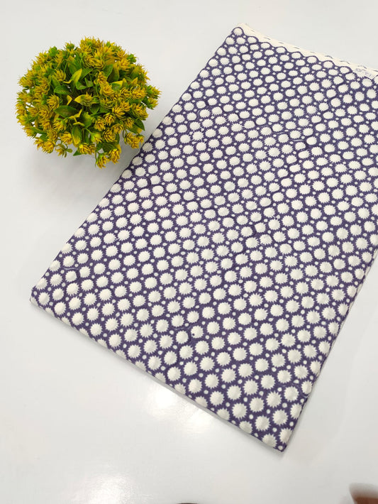 Hand Block Pure Cotton Dress material