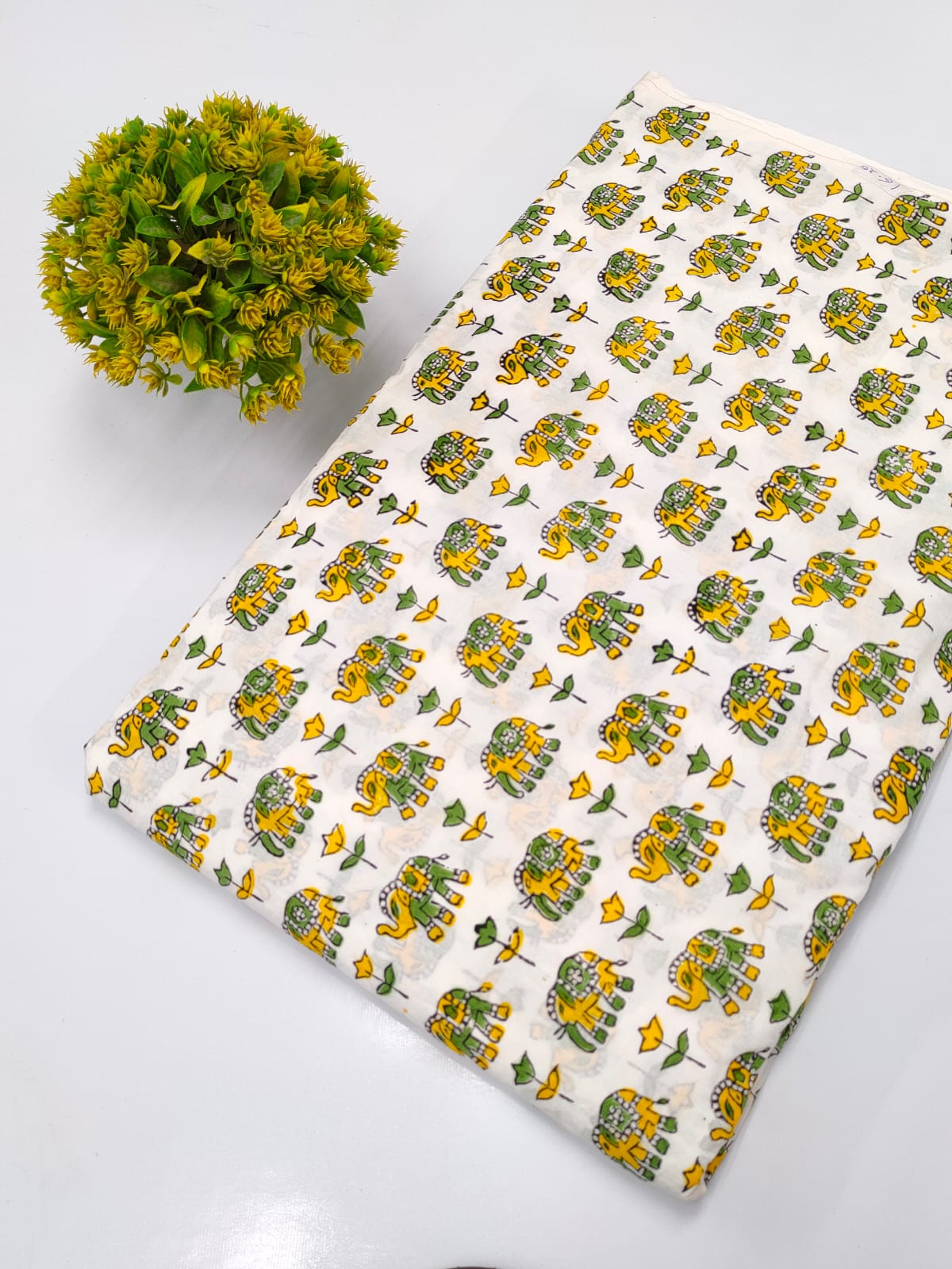 Hand Block Pure Cotton Dress material