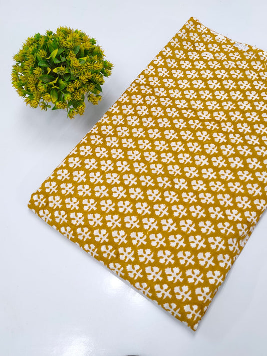 Hand Block Pure Cotton Dress material