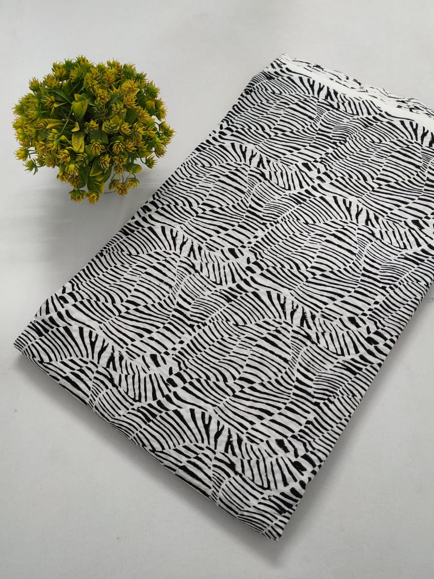 Hand Block Pure Cotton Dress material