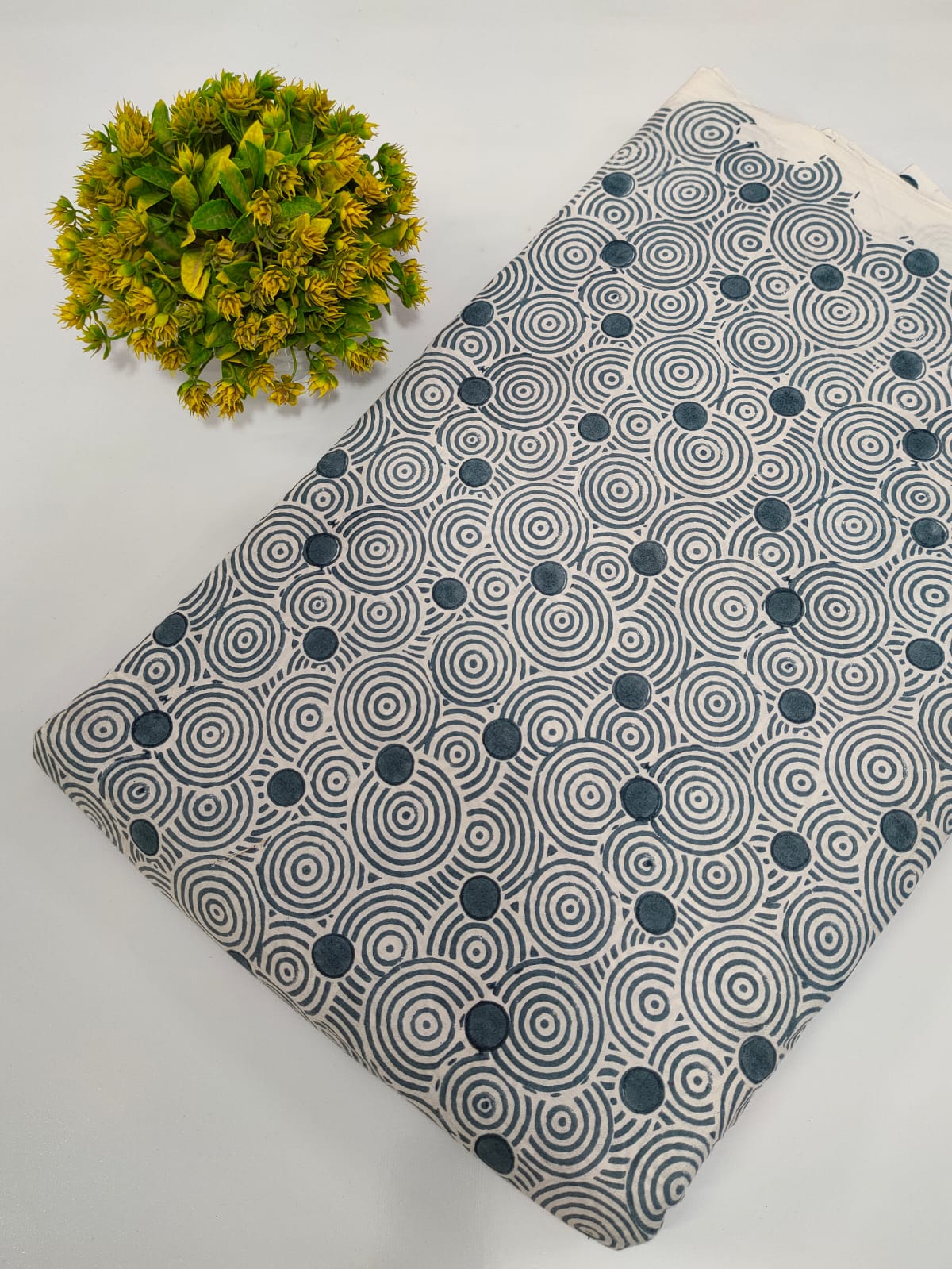 Hand Block Pure Cotton Dress material