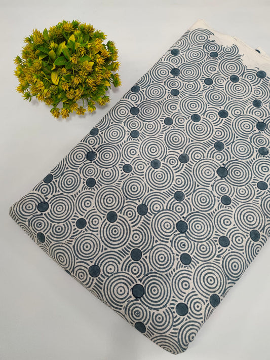 Hand Block Pure Cotton Dress material
