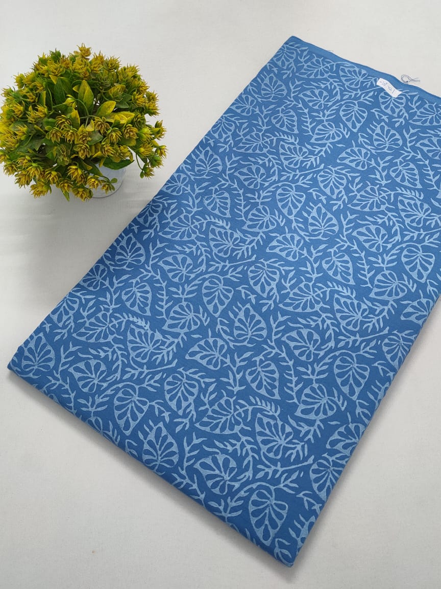 Hand Block Pure Cotton Dress material