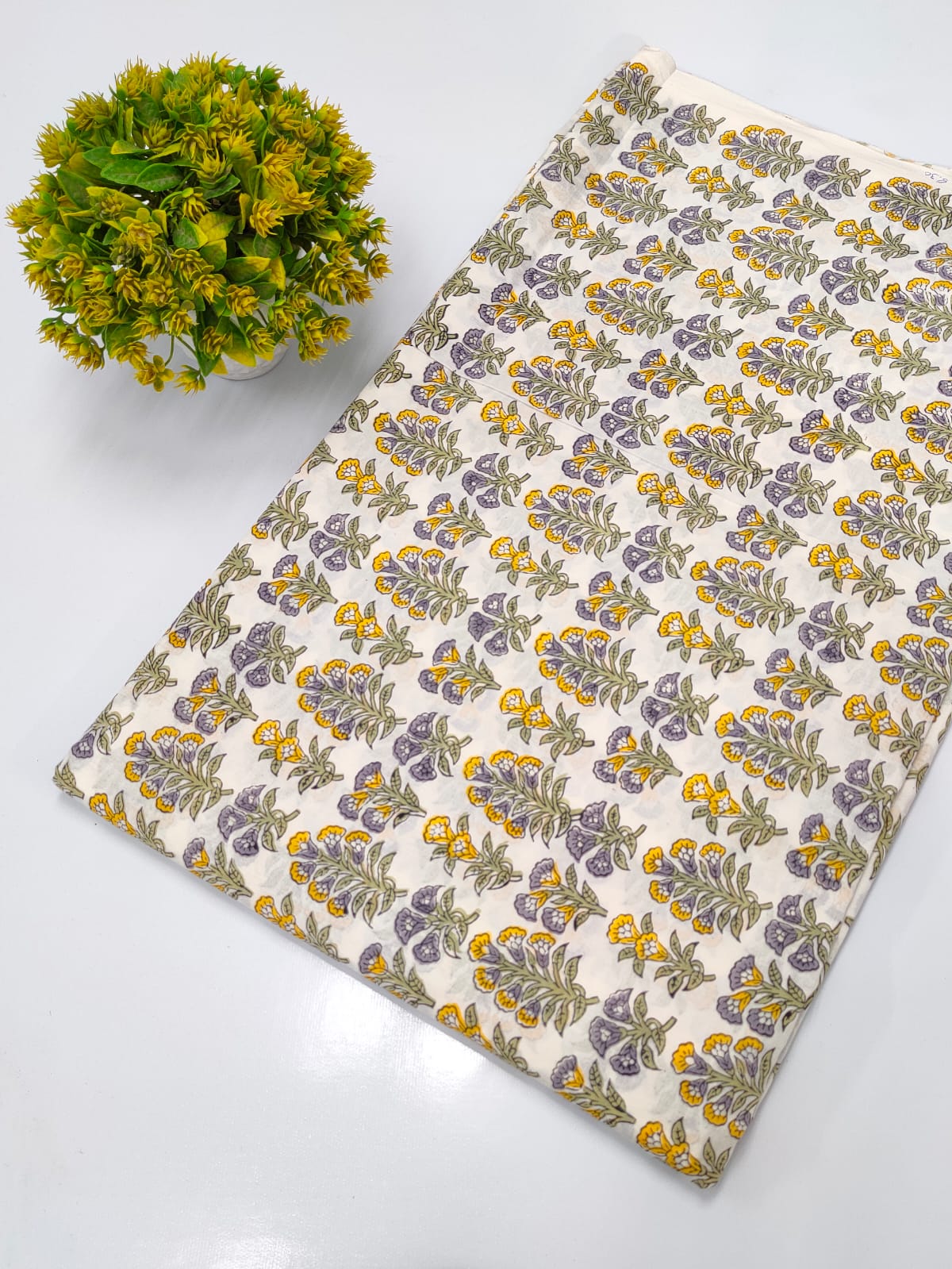 Hand Block Pure Cotton Dress material