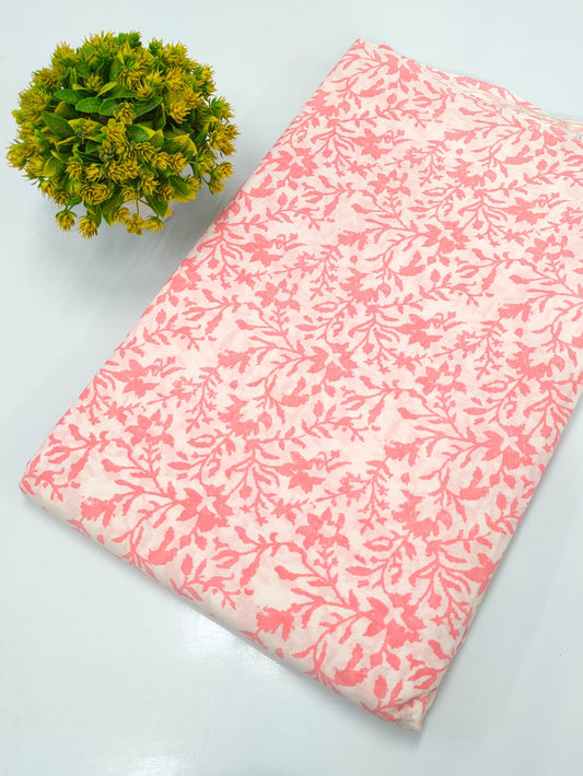 Hand Block Pure Cotton Dress material