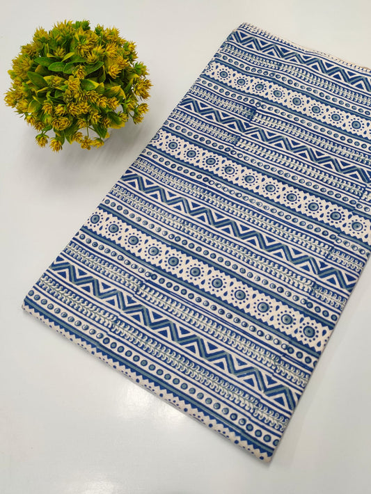 Hand Block Pure Cotton Dress material