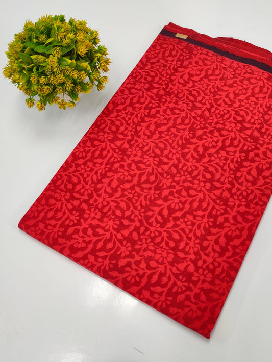 Hand Block Pure Cotton Dress material