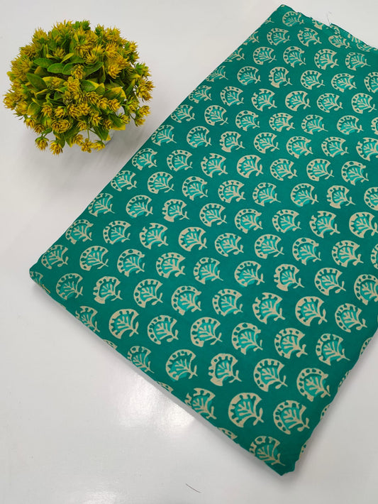Hand Block Pure Cotton Dress material
